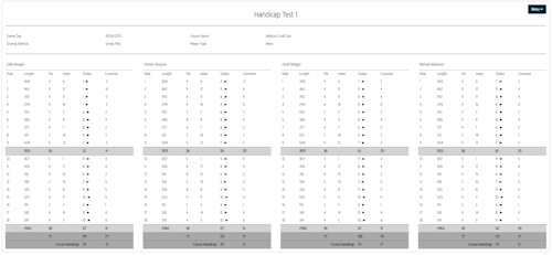 Scoring System